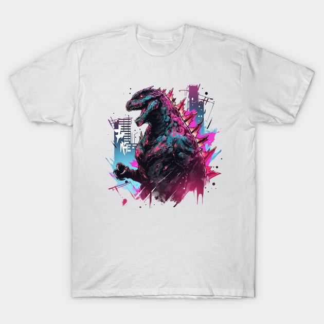 godzilla T-Shirt by piratesnow